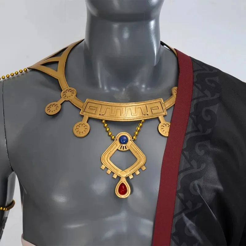 Conjunto de jogo ganondorf cosplay traje casaco calças acessórios conjunto masculino festa de halloween anime exposição traje