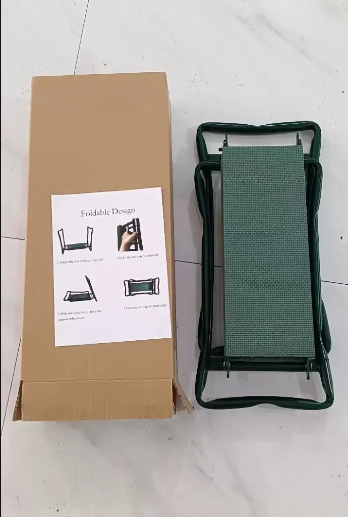Kneeling stool multi-purpose sitting folding kneeling chair with kit labor-saving outdoor gardening stool
