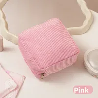 Sac pour serviettes hygiéniques de grande capacité, sac de rangement pour cosmétiques, rouge à lèvres, sac à cosmétiques, Mini câbles de données polyvalents, organisateur de voyage 3