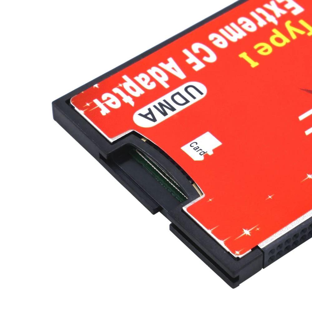 قارئ بطاقات الذاكرة TISHRIC Micro SD To CF ، قارئ ذاكرة MicroSD SDHC SDXC Type I لـ MicroSD/HC لتحويل الفلاش المدمج للكاميرا
