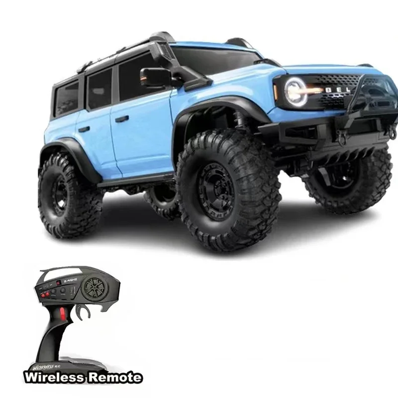 Rc 4x4 1:10 Bronco R1001 Full Scale Radio-controlled Model Car Simulation Climbing Off-road Big Toy  Boy Gift