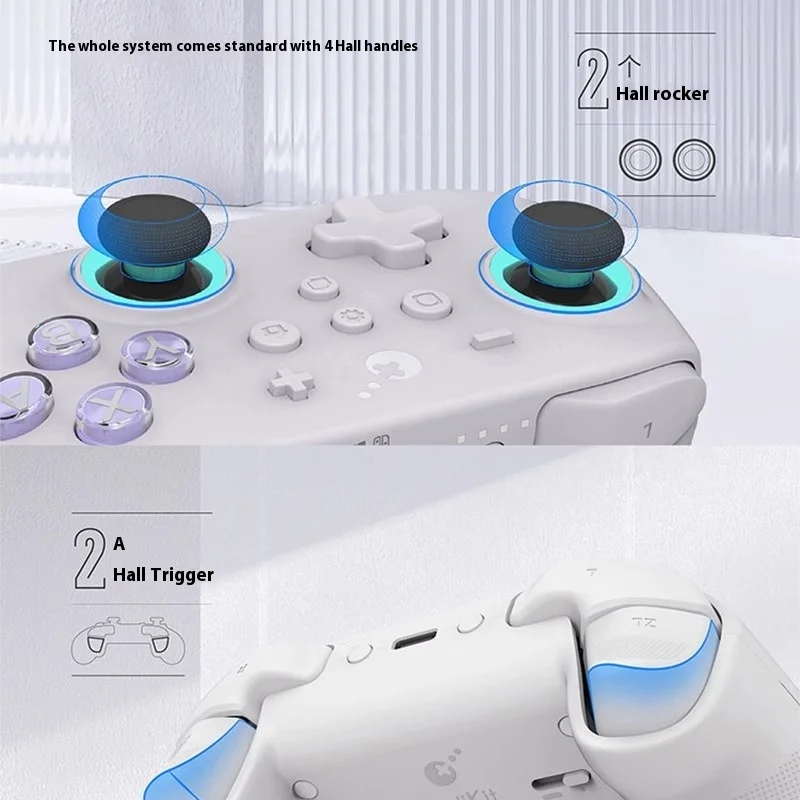 Gulikit Kk3 /Kk3 Pro/Kk3 Max Wireless Controller Tmr Joysticks Triggers Kingkong Gamepad For Windows Nintendo Switch Android Ios