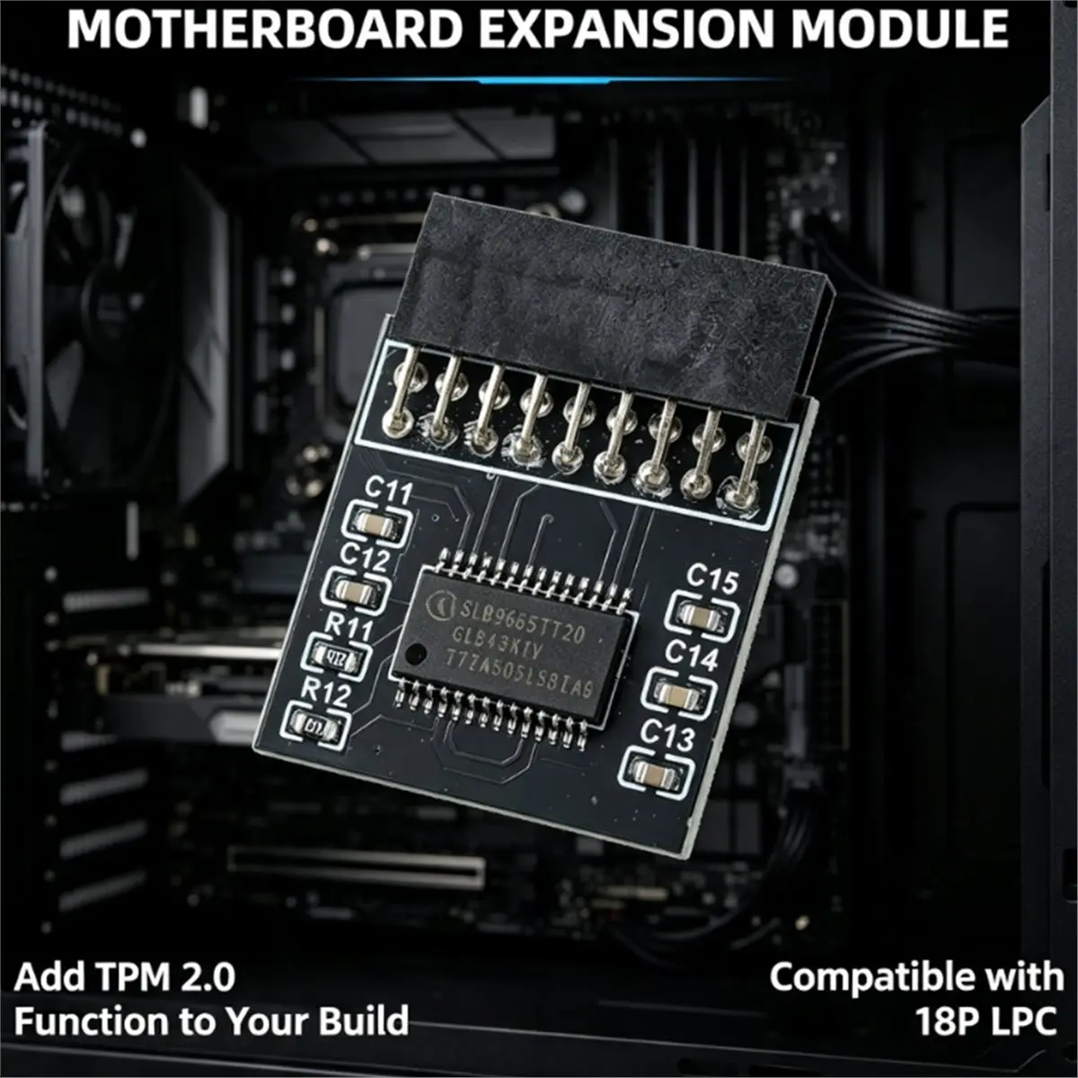 TPM 2.0 Security Module for Win 11 Upgrade - Hardware Encryption & Key Storage MRS206D