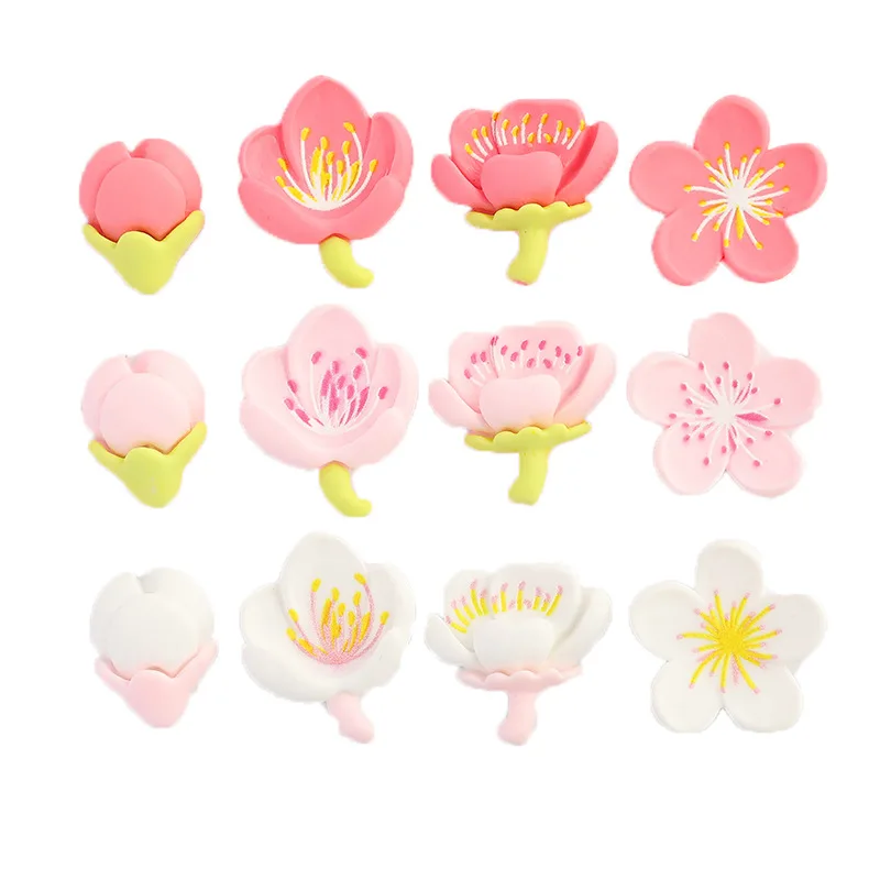 Cute Flower Fridge Magnets Creative Birthday Gifts Home Refrigerators Decor Kawaii Resin Magnetic Sticker Message Note Holder