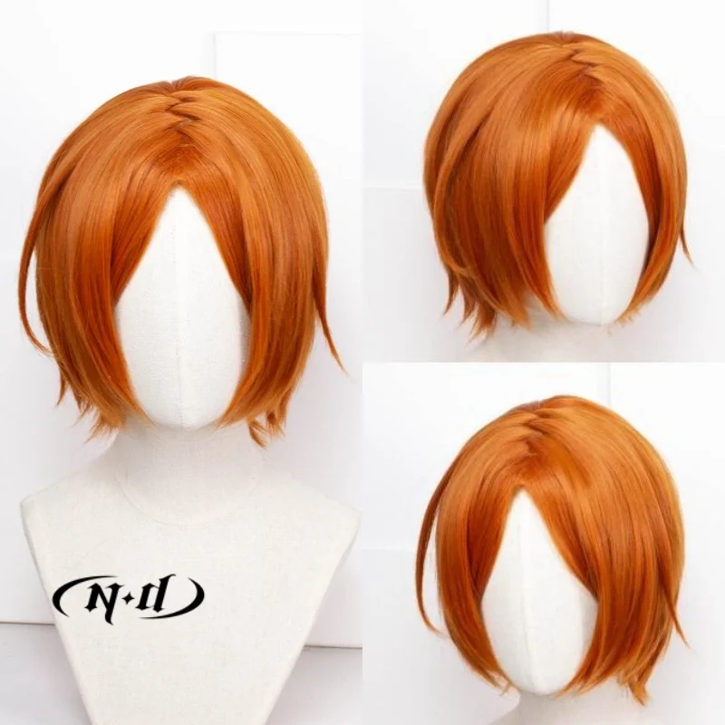 ND Hinata Aoi Cosplay Wigs Hairpiece The Ensemble Stars Yuta Aoi Cosplay Hair Wigs for Comic Con Coser Heat Resistant Synthetic