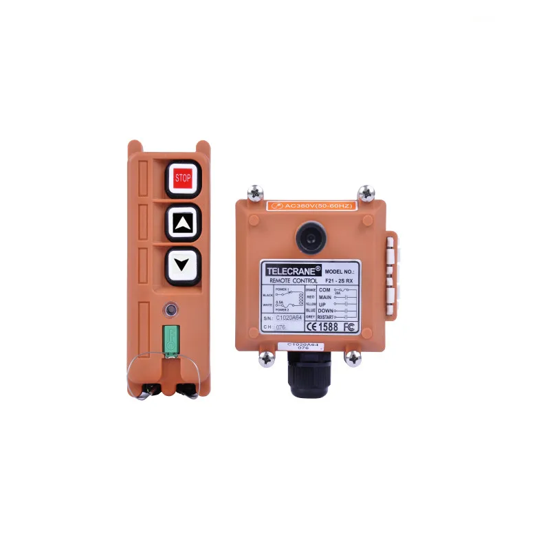 Wireless Industrial Remote Controller Electric Hoist Remote Control Winding Engine Sandblast Switches F21-2S TELECRANE