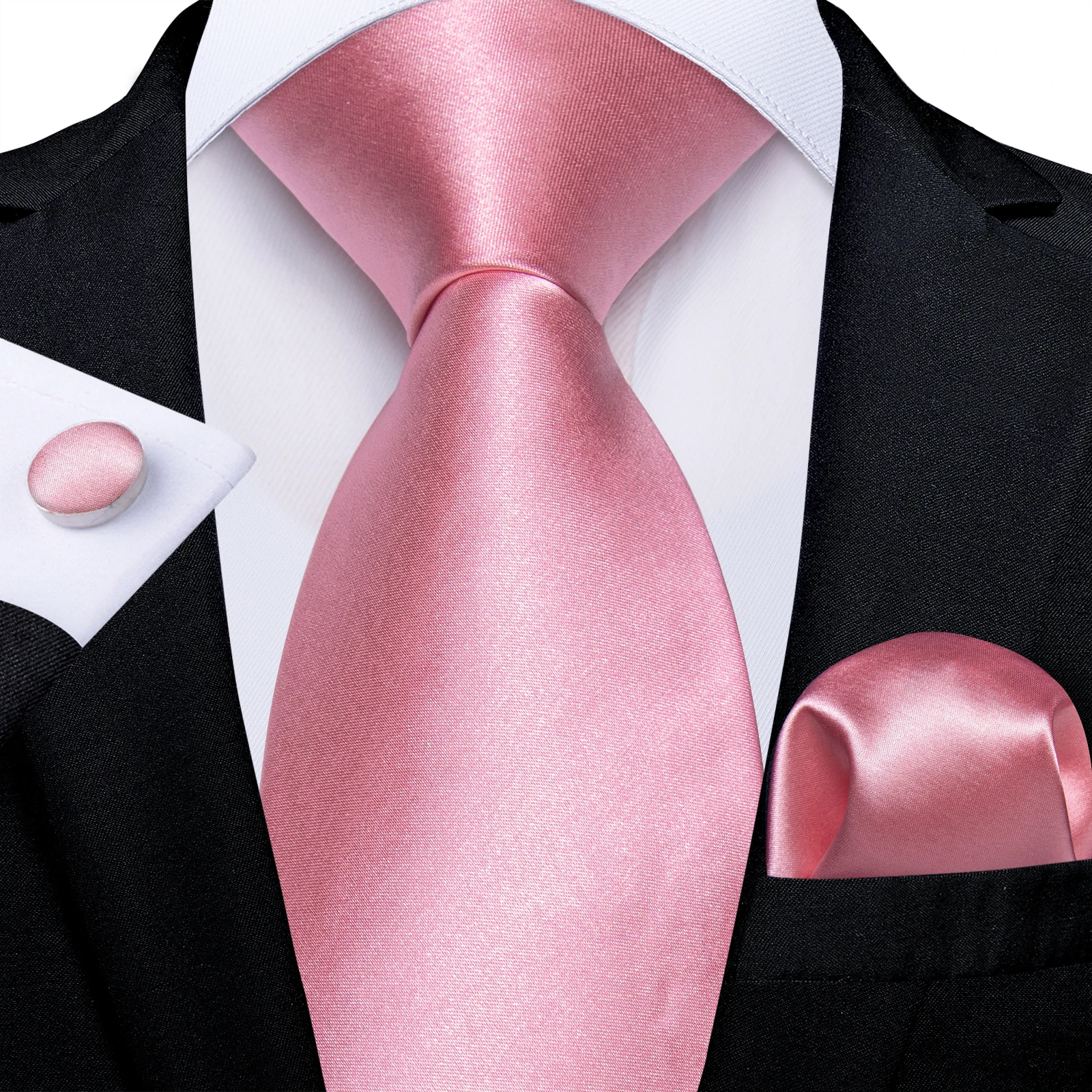 Fromal Solid Light Pink Men Vest Four Seasons Luxury chaleco hombre for Men Sleeveless Waistcoats Necktie Cufflinks Handkerchief