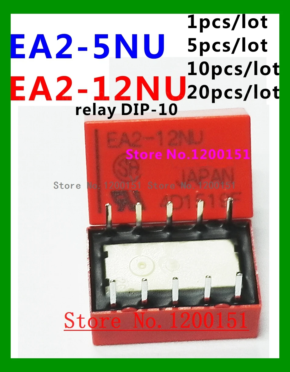 EA2-5NU EA2-5 EA2-12NU EA2-12 Instead of TQ2-5V ATQ209 A5W-K relay DIP-10