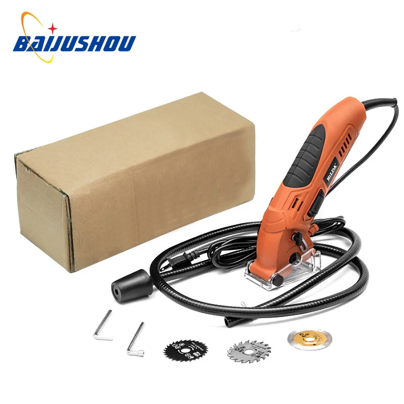 

Mini Circular Saw 650W 4100RPM Comapct Circular Saw with 3 Saw Blades and Vacuum Adapter Electric DIY Saw Cut Wood Metal