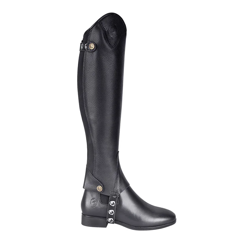 Genuine Leather Equestrian Leg Guards Cowhide Men Women Chaps Knight Equipment Protective Gear Available in All Seasons