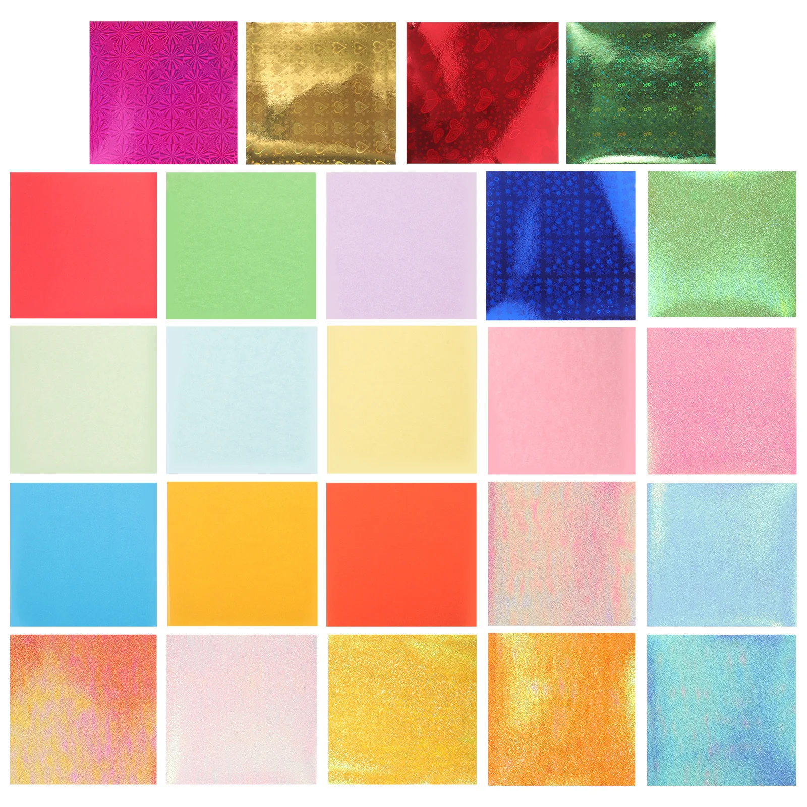 

200Pcs Decorative Embossed Folding Paper DIY Craft Material Handicraft Scrapbooking Origami Sheets Origami Paper