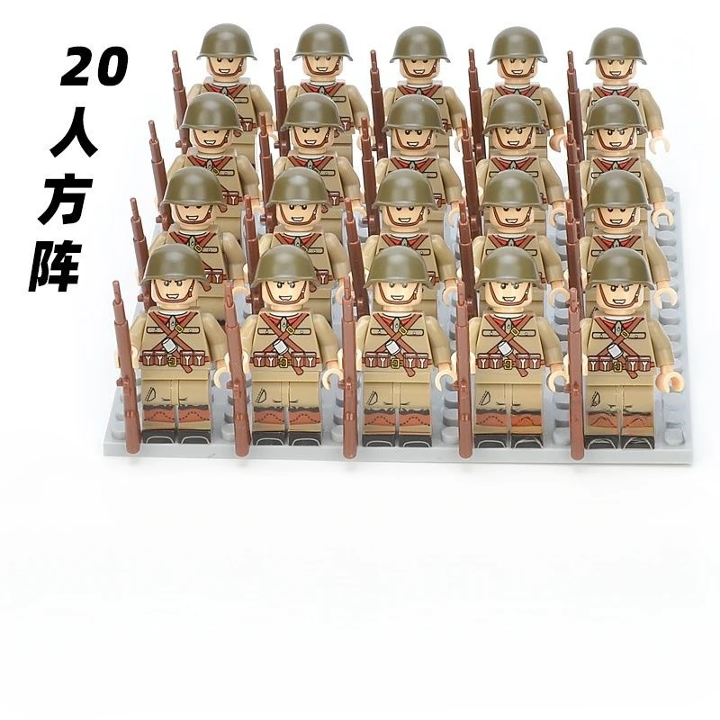 Children's Building Blocks Toy Mini Figure Humanoid Dolls Cartoon Character Birthday Gift Educational Playset for Kids