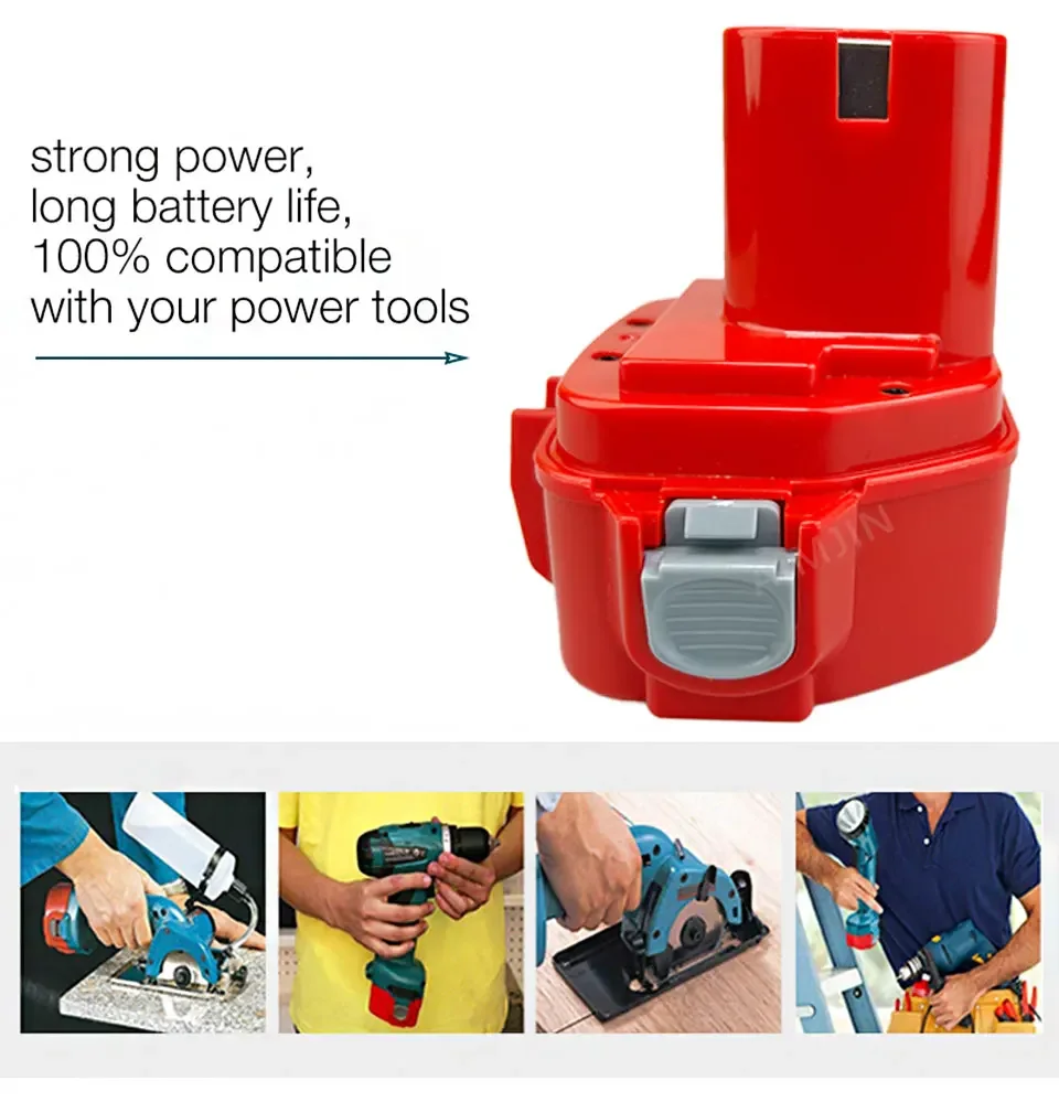 12V 4800MAH electric tool battery suitable for MakitaPA12 1220 1222 1233 1200 1234 1235 1235B 1235F 1235A screwdriver battery