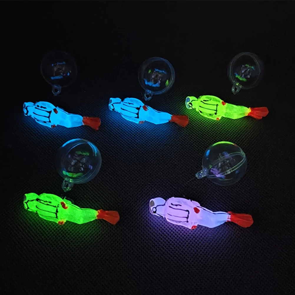 

5Sets Night Tank Diver Floating Aquarium Decor Cartoon Diver Ornament Simulation Landscape Decor Aquarium Decoration