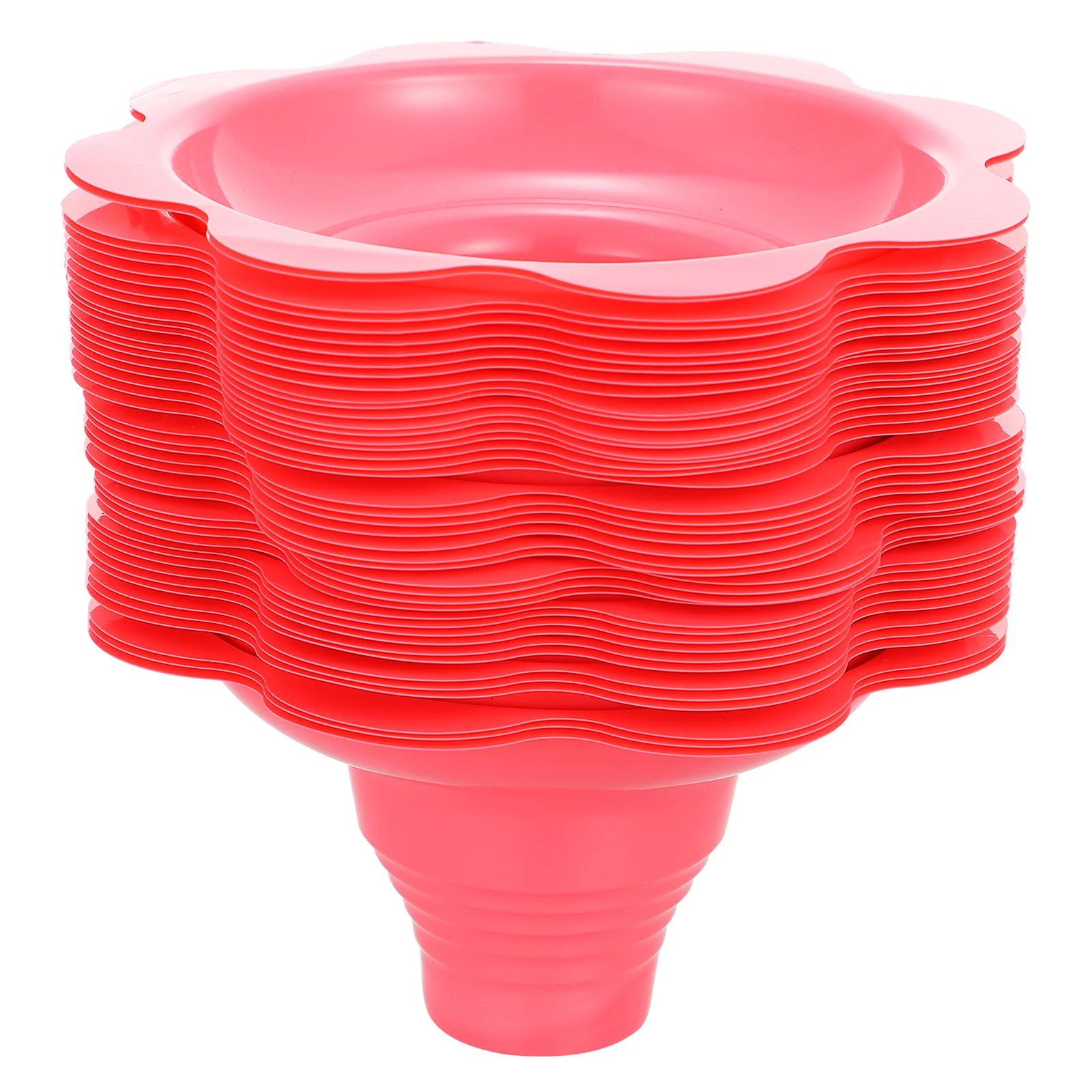 

100 Pcs Disposable Ice Cream Cups Plastic Dessert Bowls Smooth Touch Shot Glasses Small Containers For Snacks Yogurt