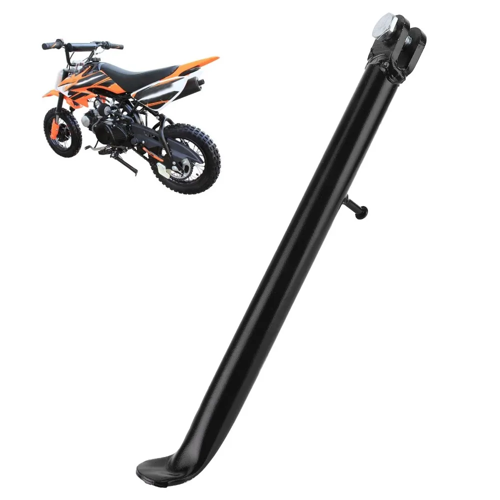 Spring Included Motorcycle Kickstand Bolt Included Foot Side Design Side Stand 70cc-125cc Compatible Pit Bike Stand