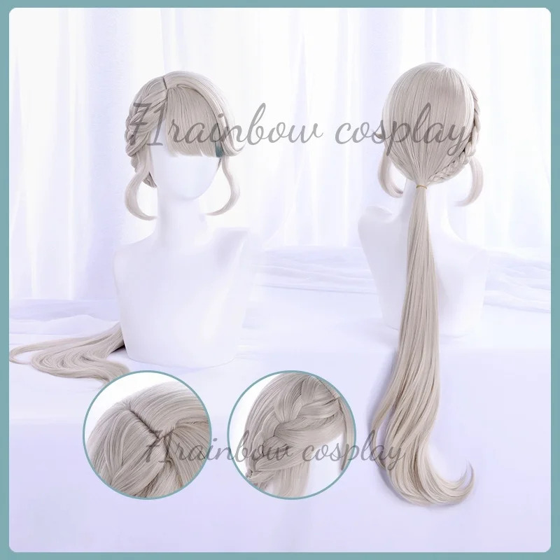 Lynette Cosplay Hair Genshin Impact Angel Courtyard Lynette Cosplay Wig