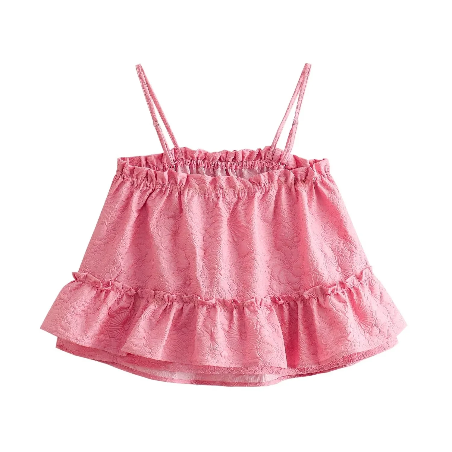 Conjunto F de Duas Peças Floral da Nova Coleção Primavera JNLEAOG, Estilo Versátil e E para Férias, Tecido de P...