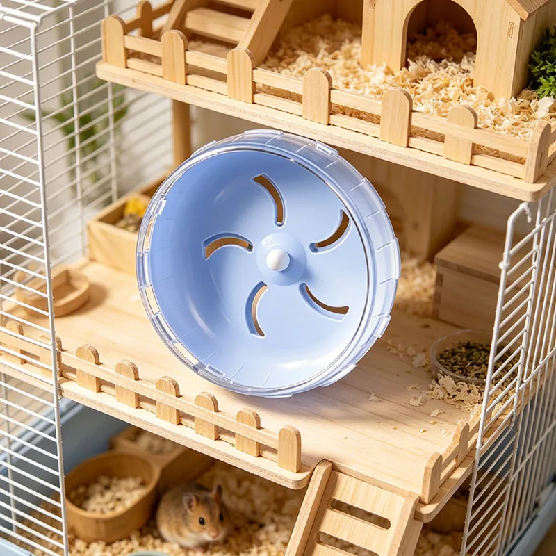 Hamster Wheel, a Rotating Device Suitable for Small Pets, with a Smooth Surface, Suitable for Hamsters, Gerbils, and Mice