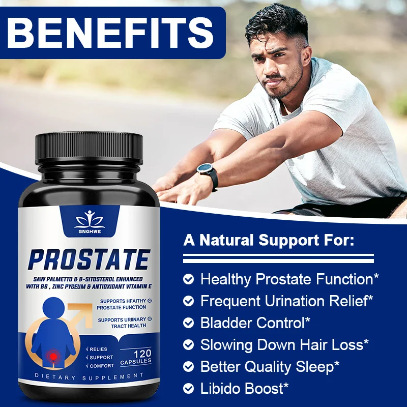 SNGHWE Prostate Capsules - Used For Bladder and Urinary System Problems, Can Alleviate Male Prostate Health Supplements