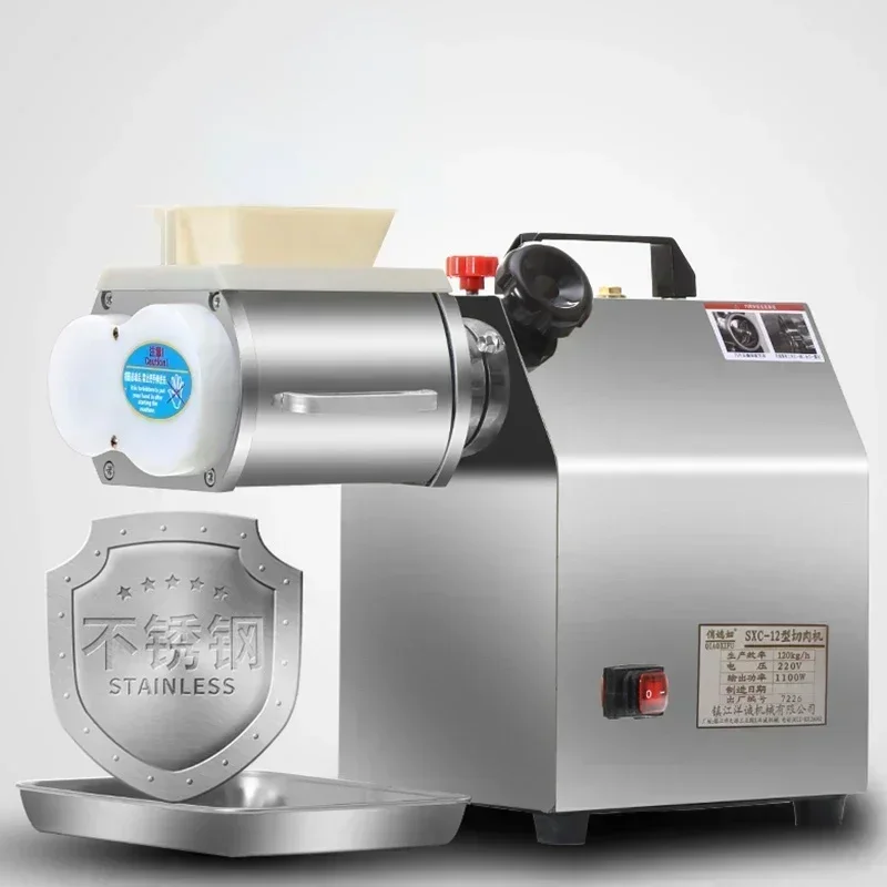 

Excellent Best Seller First Meat Slicer Commercial Electric Stainless Steel High-power Small Automatic Desktop Meat Slicer Meat