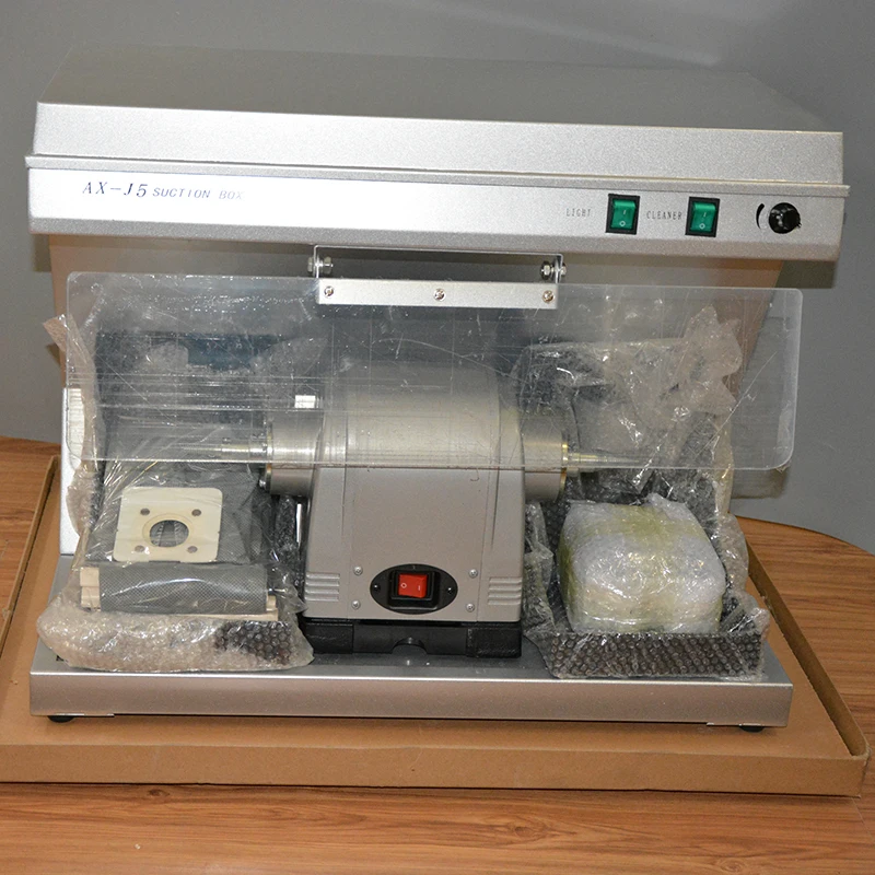 AX-J5 Polishing Lathe with Suction System Used for Polishing Castings in Dental laboratories