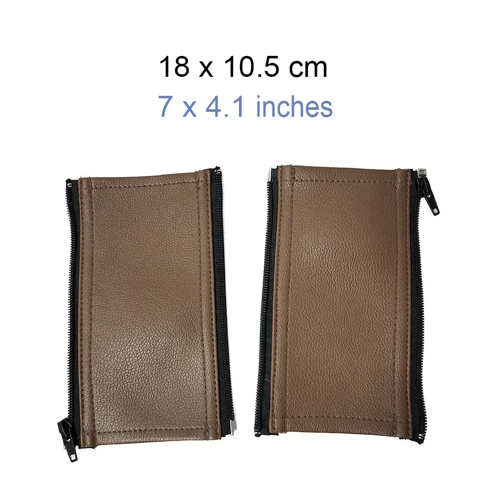Baby Stroller Accessories Stroller Handle Covers PU Leather Zipper Armrest Case Protective Cover Suitable for Bugaboo Bee Series image 2