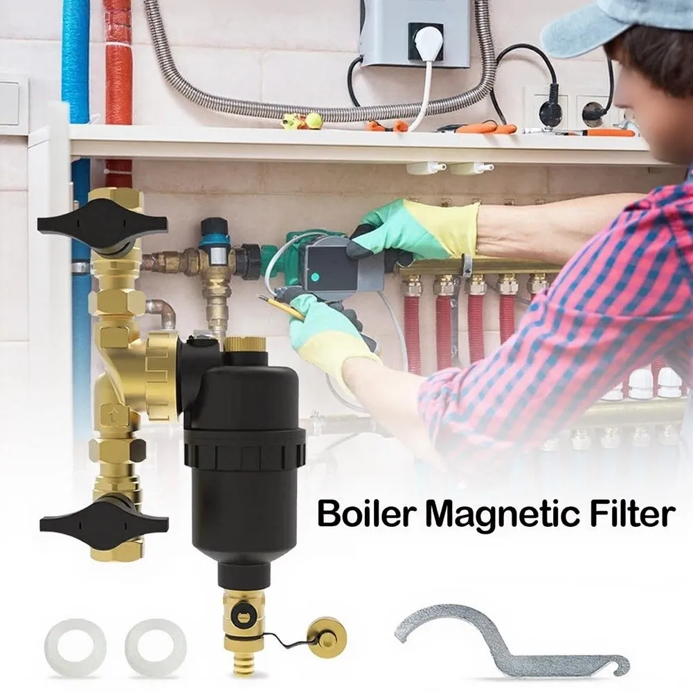 Magnetic Mud Separator Internal Thread Magnetic Filter For Underfloor Heating Systems For Test Measurement Tool Accessory
