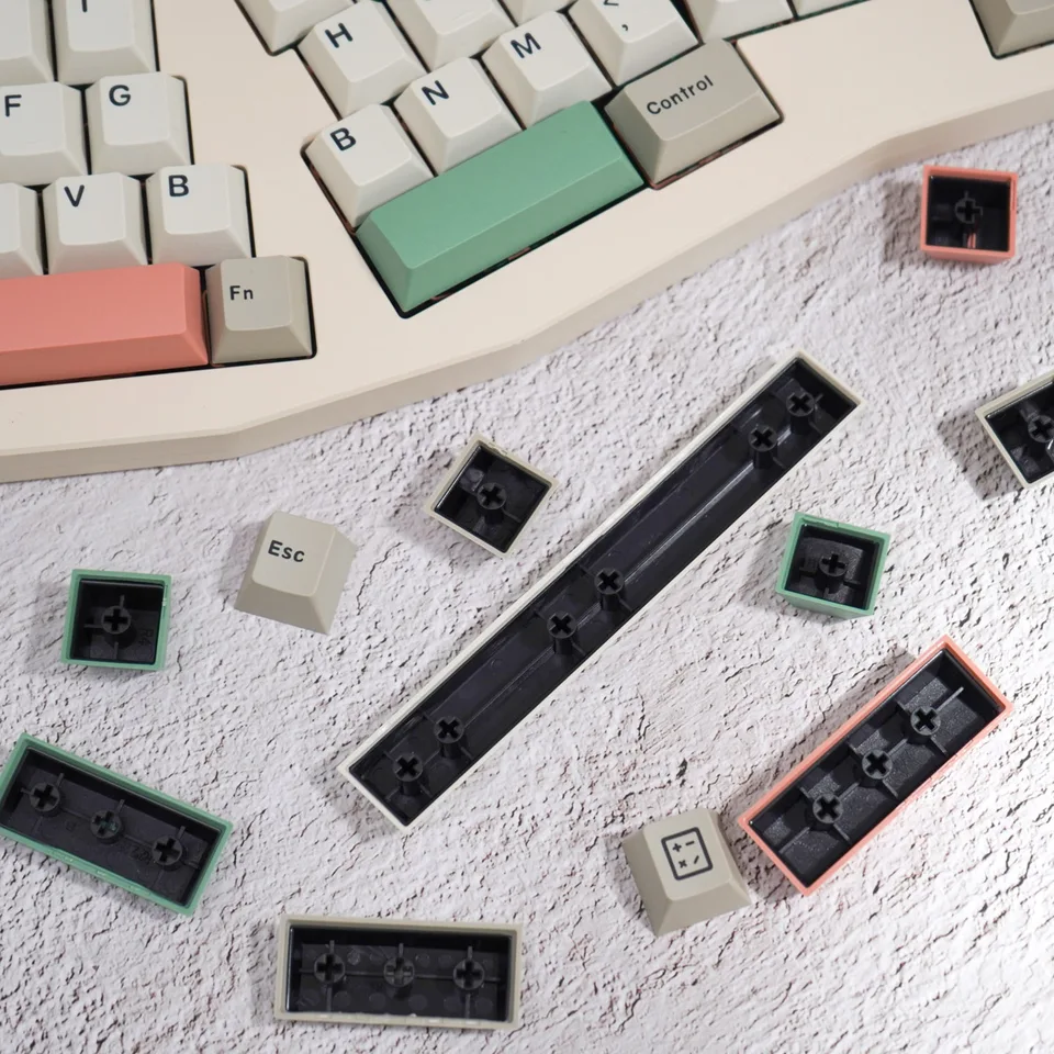 JTK 9009 ABS キーキャップ Gmkキーキャップ9009チェリープロファイルABSキーキャップダブル