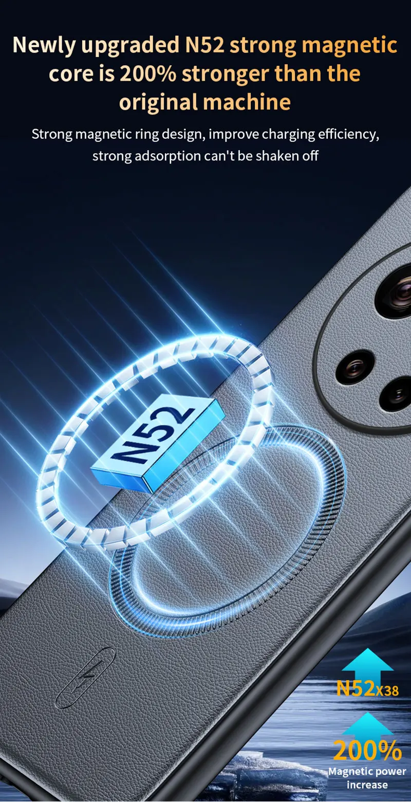 Für Xiaomi 17 Ultra Hülle Magnetische Leder-Schutzhülle Für Xiaomi 17 Ultra Anti-Fingerabdruck Rutschfest PC+TPU – Detail 9