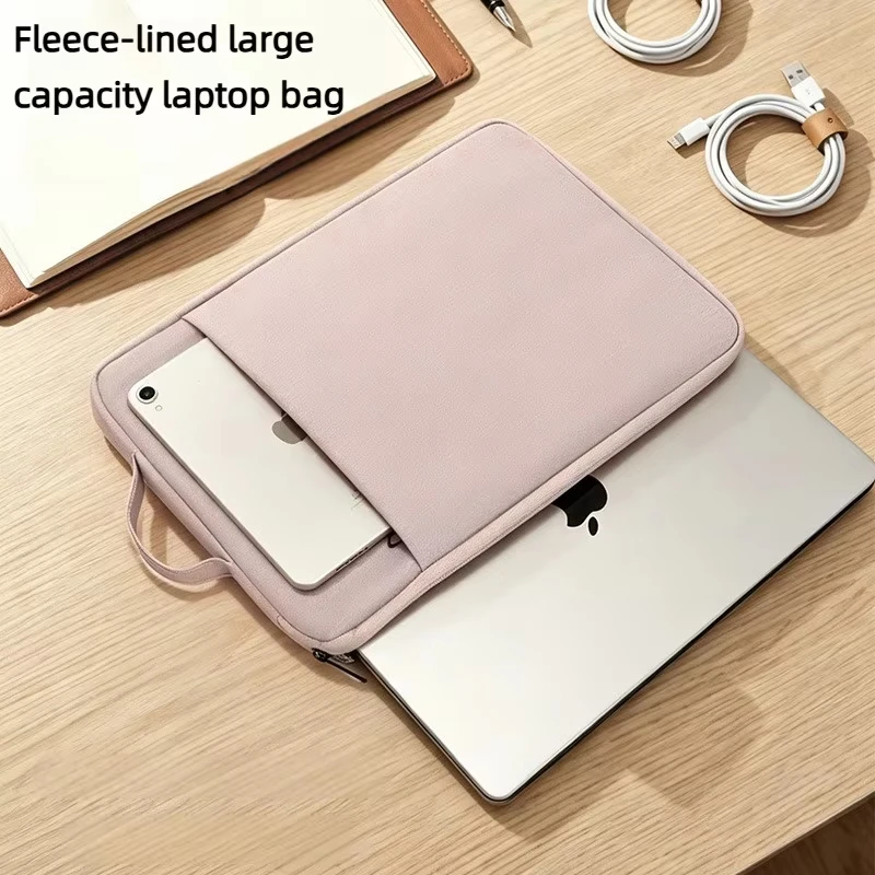 Simple PU Tablet Bag Sleeve Shockproof Waterproof Tablet Cases Protective Cover 11-15.6 Inch Laptop Inner Bag Tablet Storage
