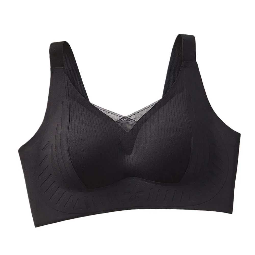 

Close-fitting Wireless Deep V Bra Shockproof Traceless Push Up Underwear Lingerie Adjustable Brassiere for Women Girls Women