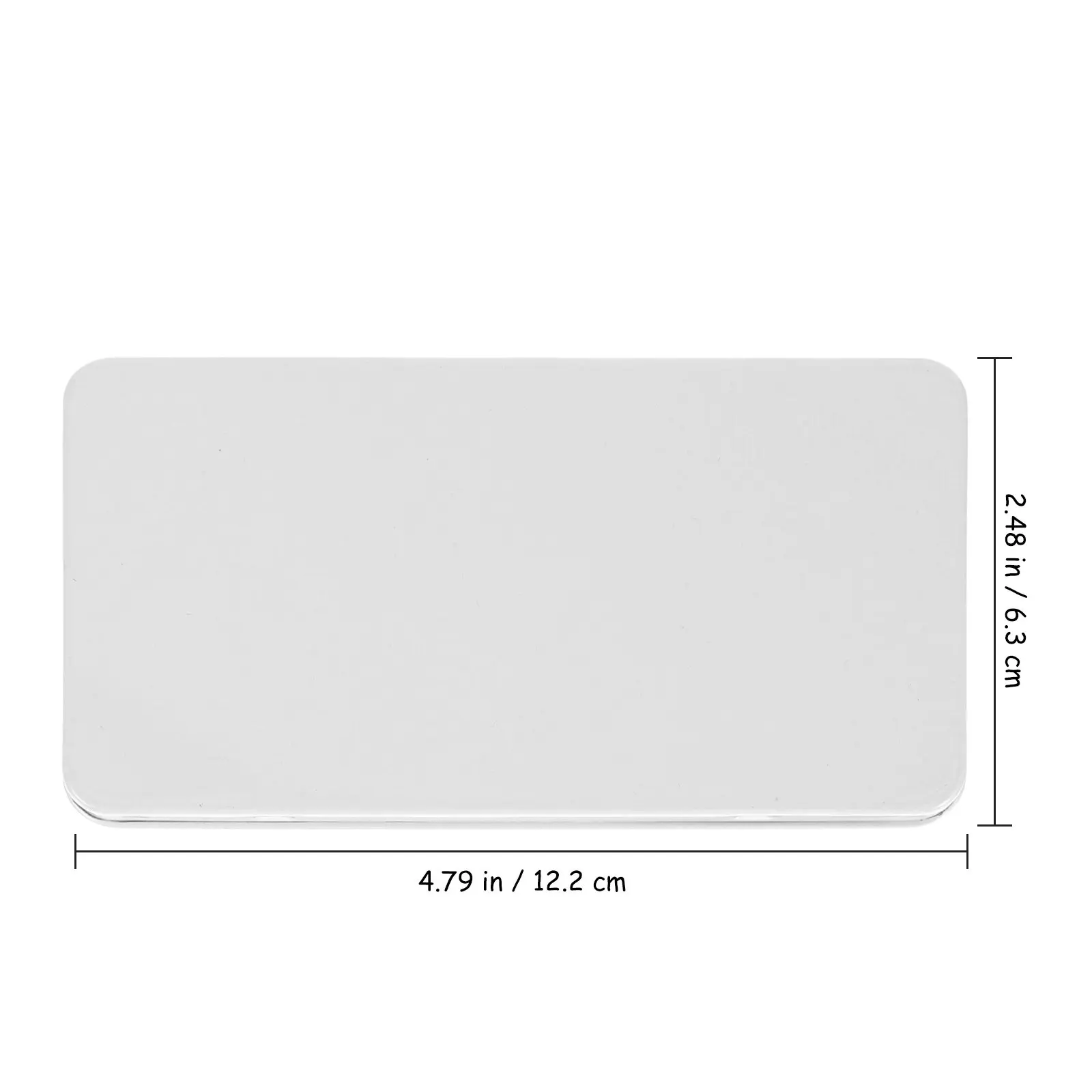 1Set Compartments Color Box Elegant Rectangular Design Heavy Duty Iron Base Plastic Empty Pans Prevent Drying Keep Workspace
