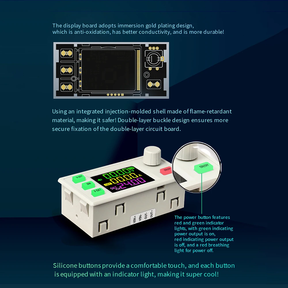 XY7025 CNC DC Adjustable Voltage Reduction Power Supply Stable Voltage Supply Constant Voltage and Current Module DC12-85V