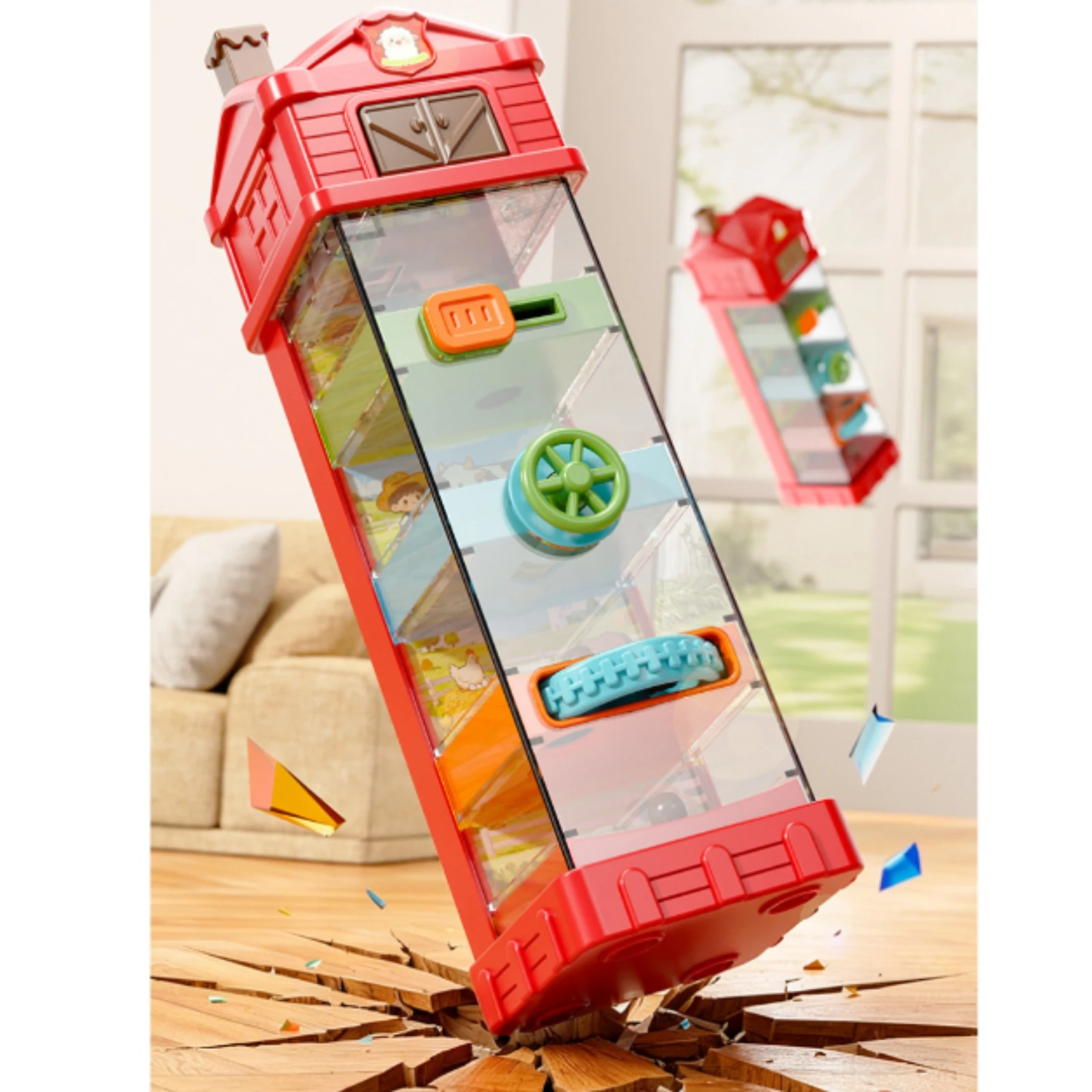 farm-activity-center-hands-on-child-centered-activity-toy-cause-and-effect-toy-educational-ramp-track-toddler-for-toddlers