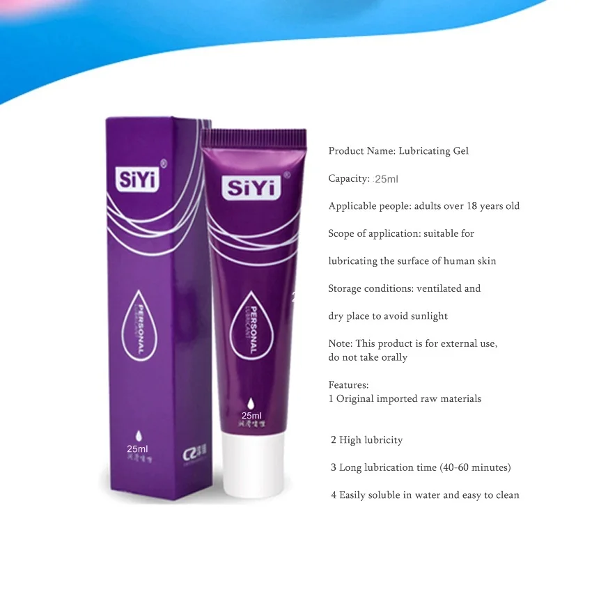 25ml/250ml Anal Lubricant for Sex Water-based Gel Women Lubrication Vagina Toys Lube Adult Product Couple Intimate Massage Oil