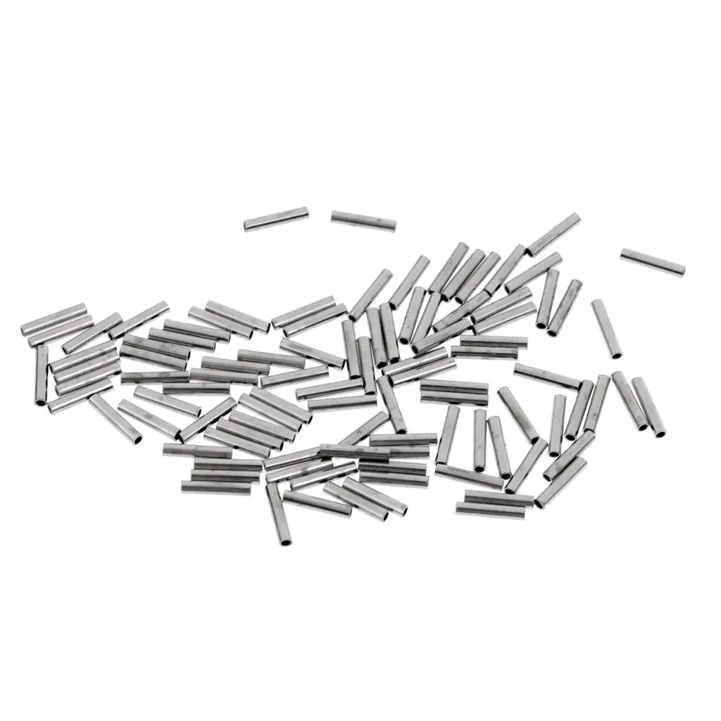 3-6pack 100 Pieces inging Loop Sleeve Various Sizes from 1.0mm - 2.0mm