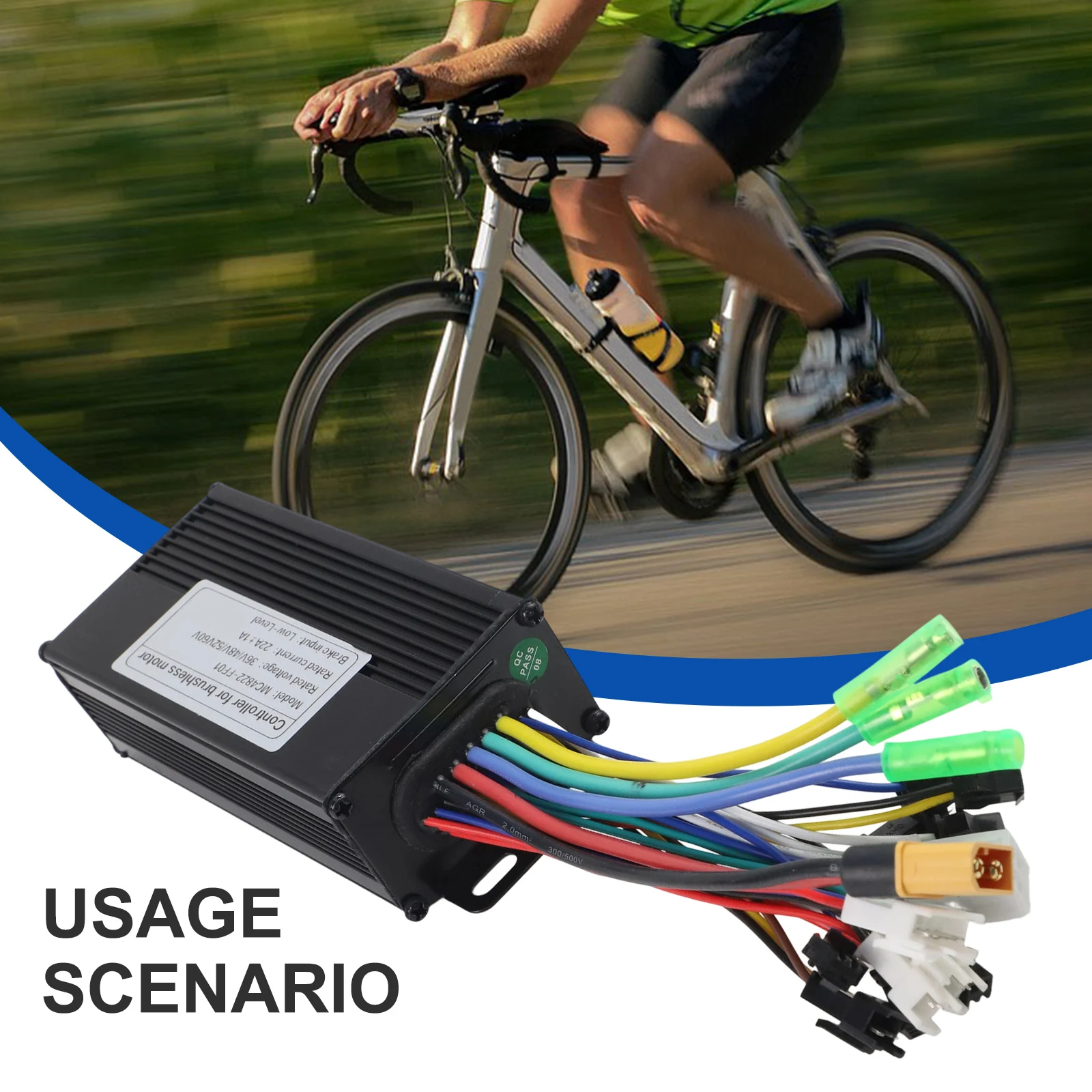 

Electric Scooter Use E-bike Controller Efficient Power Management Controller Heat-Dissipating Aluminum Alloy Real-Time Response