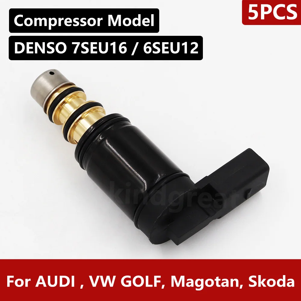 5PCS/Lot For AUDI , VW GOLF, Magotan, Skoda DENSO 7SEU16 / 6SEU12 AC Compressor Control Solenoid Valve