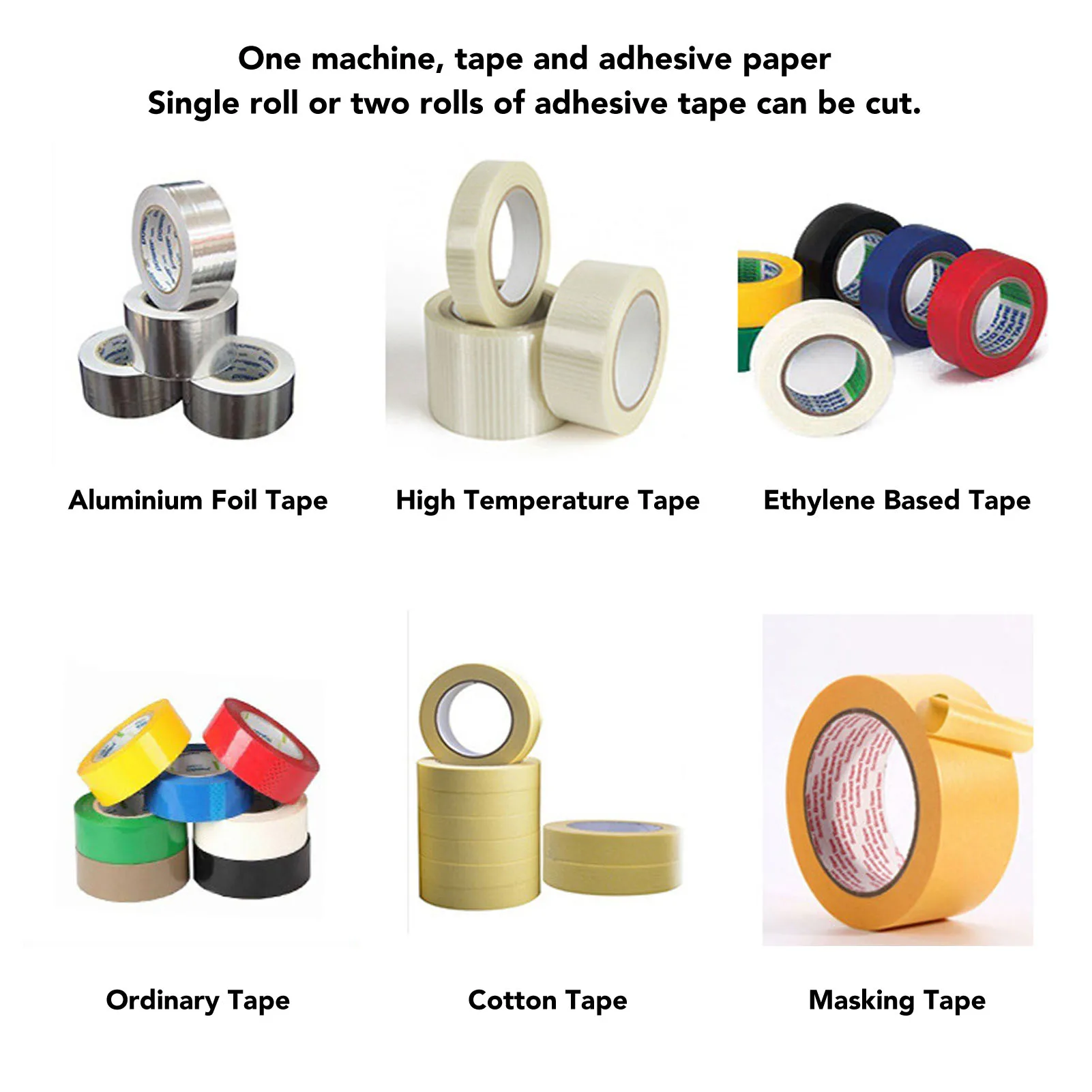 Máquina cortadora de cinta Función de almacenamiento inteligente Máquina cortadora de cinta Aplicación amplia segura Corte preciso Eficiente para escuelas