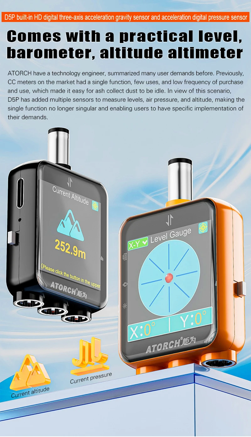 ATORCH D5P Touchscreen DC5.5 Tester DC 4.5-80V 12A Digital Voltmeter Amperemeter Wattmeter Batteriekapazität Leistungsanalysator Monitor – Detail 6