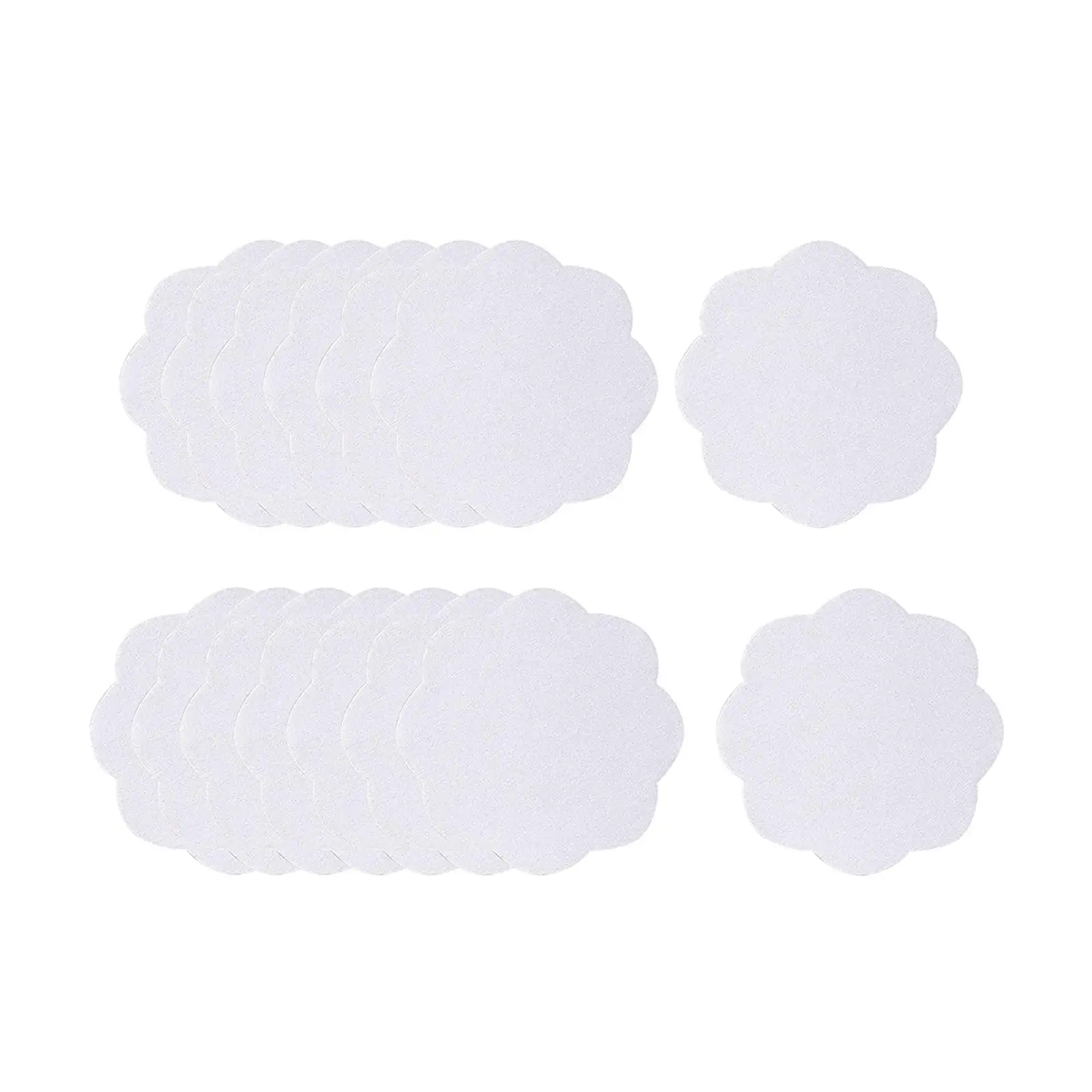 30x Blank Coasters Sublimation Cup Holder Nonslip Soft for Mosaics Graffiti Car Accessories DIY Craft Painting Project Decor