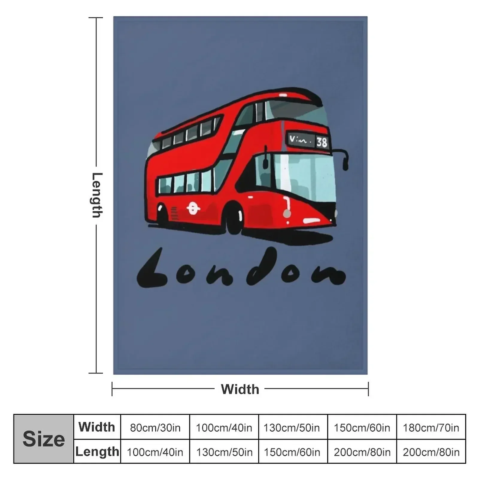 London red bus double decker Throw Blanket Moving Sofas Softest manga blankets and throws Luxury Brand Blankets