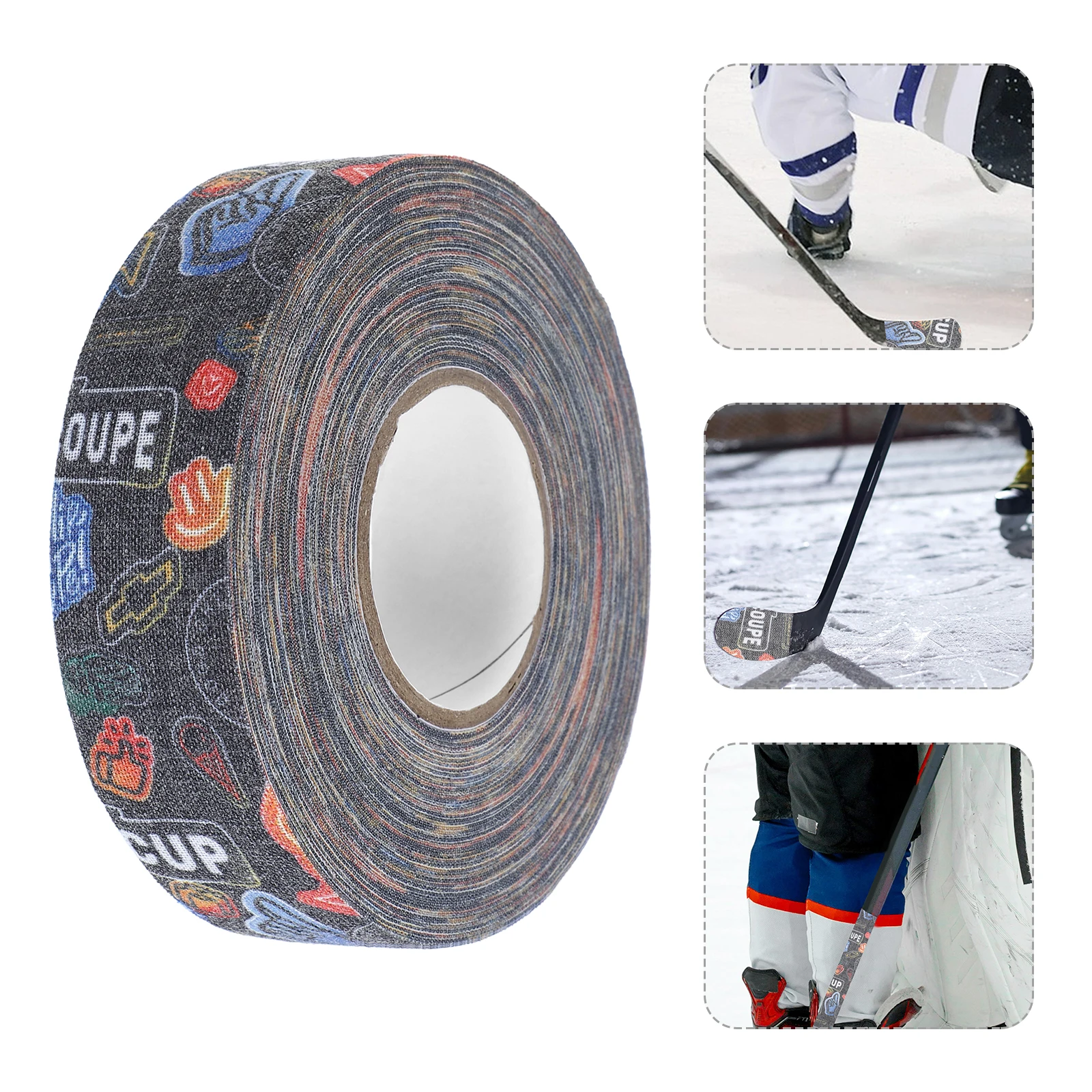 Hockey Tape Camouflage Ice Stick Protective Non Accessory Bulk Wear Resistant Reusable Lightweight Team Sport Hockey