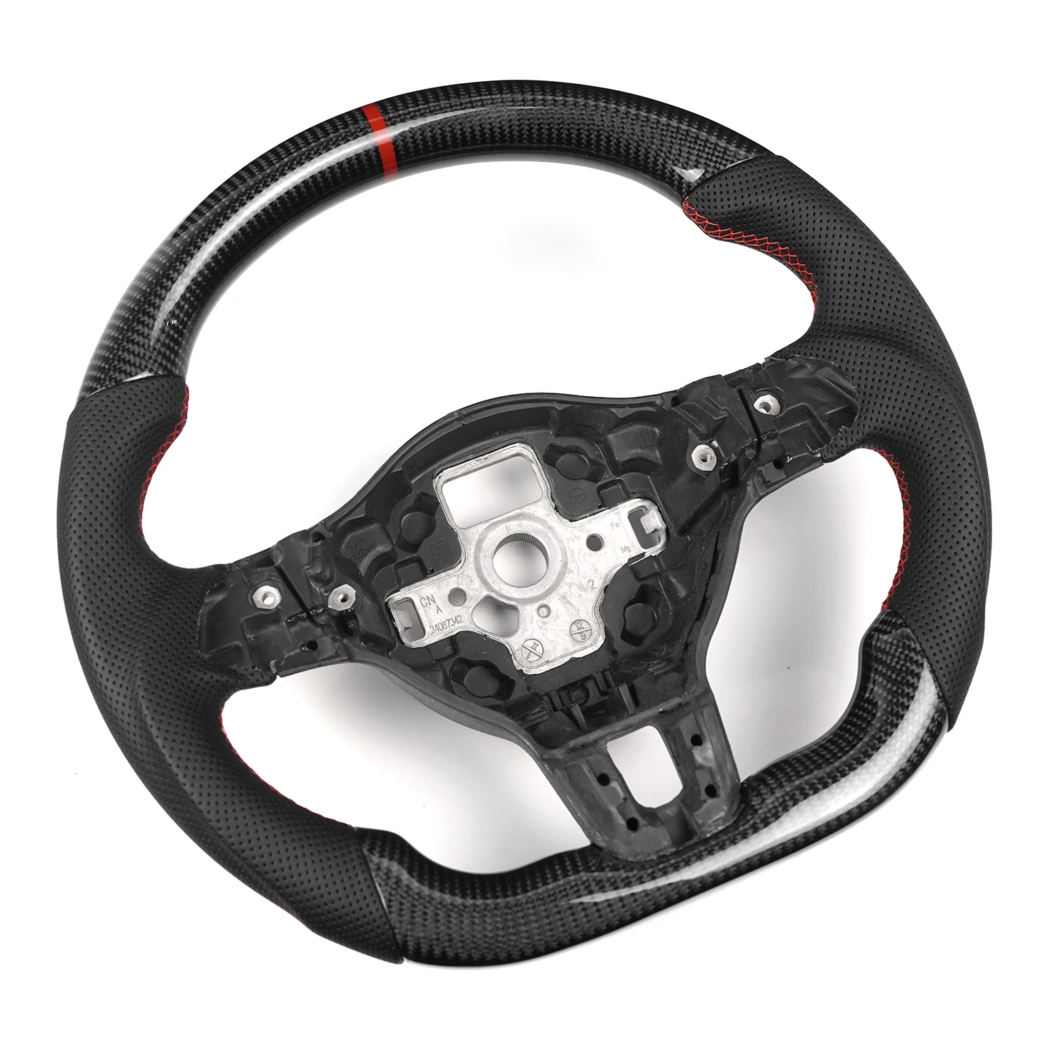 Shasha Carbon Accept Custom Carbon Fiber Macroskeleton Steering Wheel For VW MK6