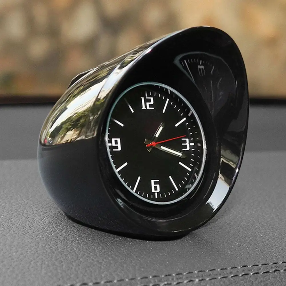 Car Interior Dashboard Ornament Clock SUV Car Console Car Watch Electronic Backlight Decor Accessories High-Precision Mini Clock