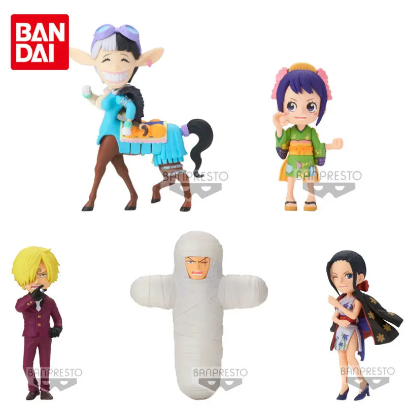 

Bandai Original Banpresto ONE PIECE Sanji Roronoa Zoro Nico·Robin Anime Action Figures Toys for Boys Girls Kids Gift