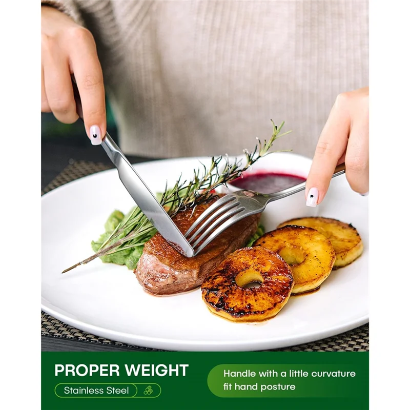 

MOPHE-20 Piece Silverware Set Utensils Forks And Spoons Silverware Set Cutlery Utensil Set Include Knife,Fork Spoon
