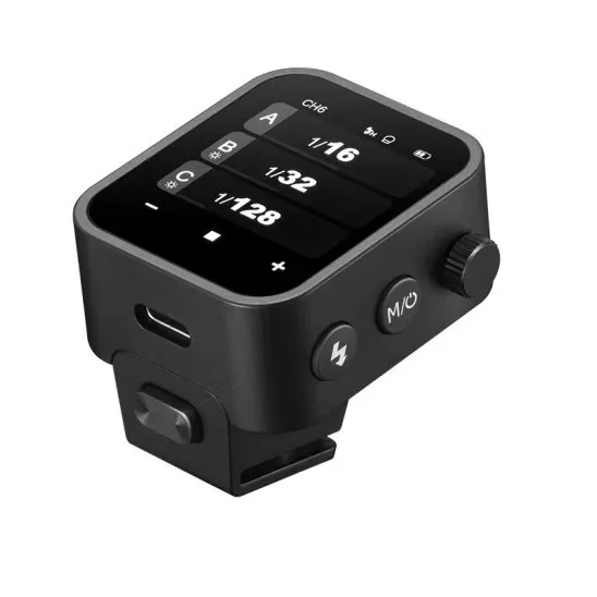 Flash starter built-in lithium battery wireless touch high definition screen TTL wireless high speed synchronous transmitter