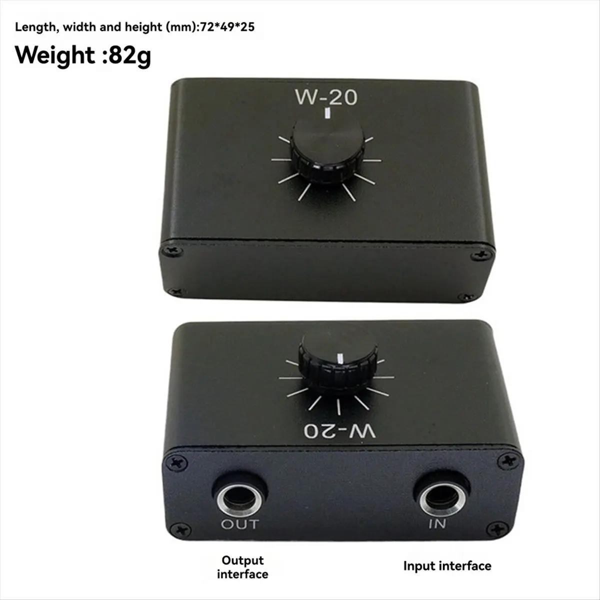 

Инструментальный динамический микрофон W-20, регулятор громкости и затухания с интерфейсом TRS 6,35 мм 1/4 дюйма [AA74-AAA]